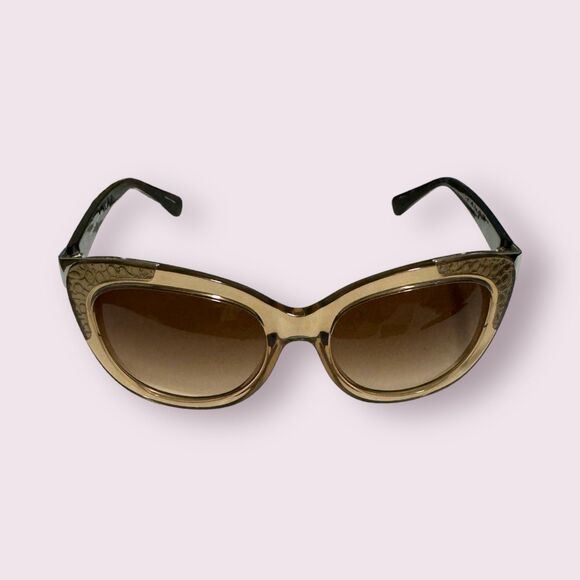 Coach HC 8171 Tortoise Cat Eye Sunglasses - Picture 1 of 8
